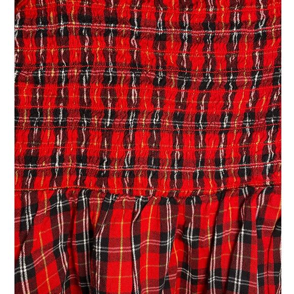 NWT- Red Plaid blouse - Girls Size 8 - Picture 7 of 12